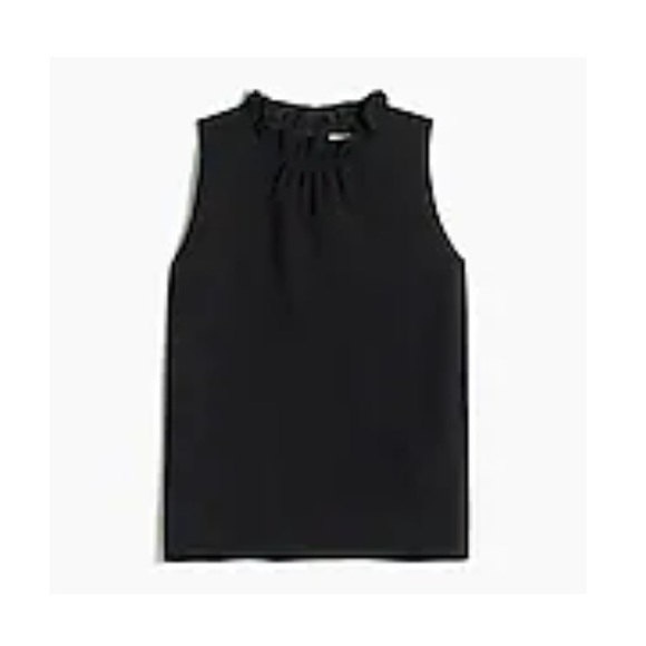 J. Crew Tops - COPY - NWT J. Crew Ruffleneck Top Small Black
